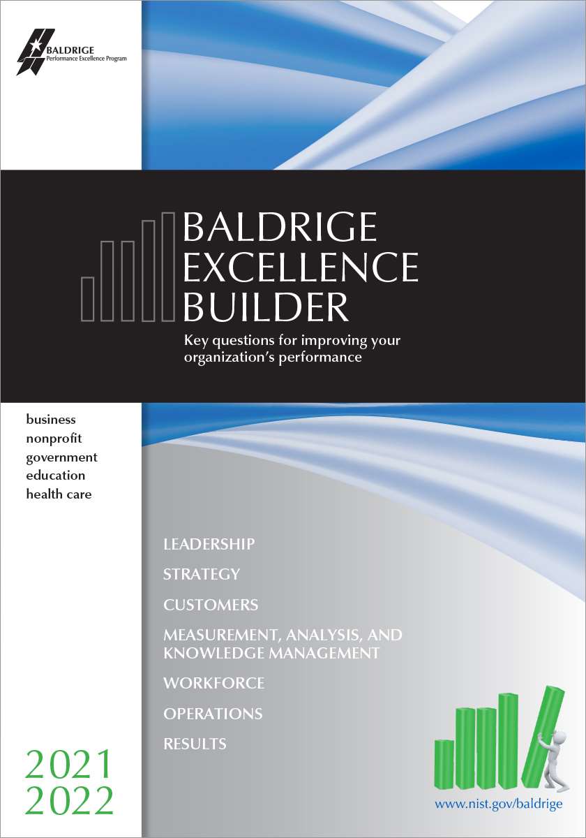 2021-2022 Baldrige Excellence Builder cover