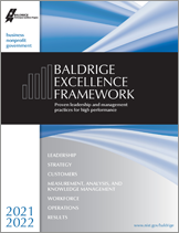 2021-2022 Baldrige Framework Business Nonprofit cover image