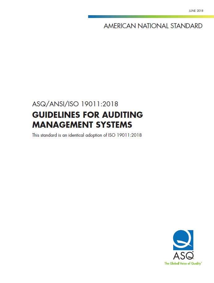 ASQ/ANSI/ISO 19011:2018