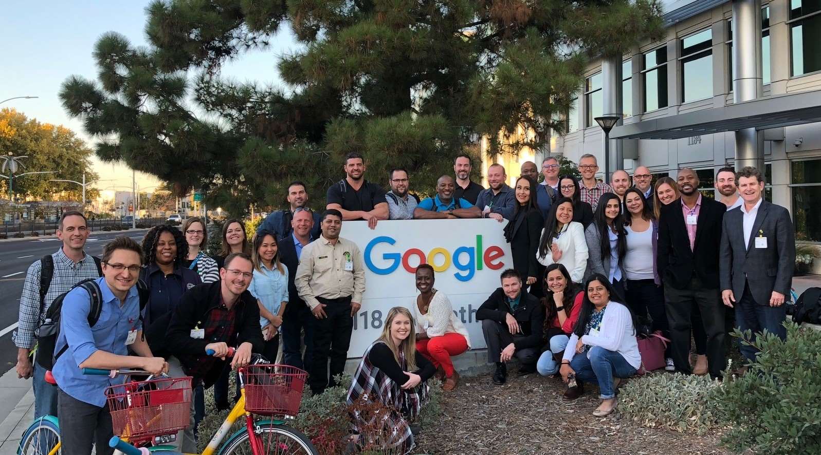 Cohort group photo at Google