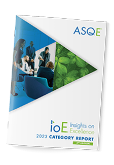 2023 ASQE Insights On Excellence Category Report