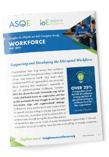 2023 ASQE Insights On Excellence Category Study – Workforce