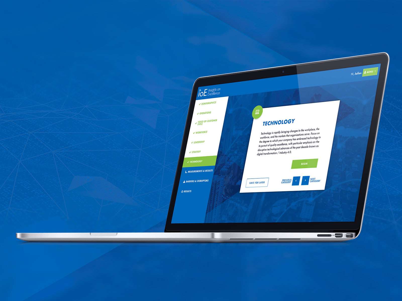 Open Laptop with Technology image