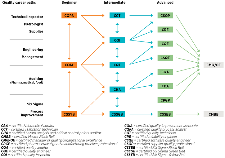 Six Sigma Belts Levels Roles ASQ