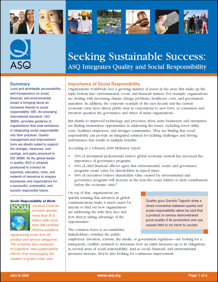 social responsibility for business success