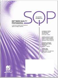 Software Quality Professional publication cover