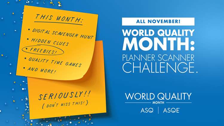 World Quality month logo